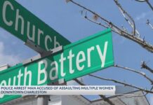 Man accused of assaulting multiple women in downtown Charleston