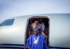 Tinubu arrives in Lagos for ECOWAS 50th anniversary