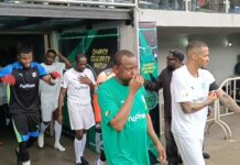 Lagos State Governor Joins Super Eagles Stars in Troost-Ekong Charity Football Match