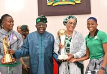 Falcons Soar High: Tinubu Rewards Team with N4.6bn, Houses