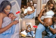 Priscilla Ojo, Juma Jux welcome baby boy in Canada