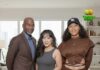 Naomi Osaka with her mother, Tamaki Osaka and her father, Leonard Francois