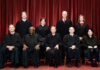 Legal Battles Over Trump-Era Tariffs: Legal Experts Eye Major Questions Doctrine Seated from left: Associate Justice Samuel Alito, Associate Justice Clarence Thomas, Chief Justice John Roberts, Associate Justice Stephen Breyer and Associate Justice Sonia Sotomayor, standing from left: Associate Justice Brett Kavanaugh, Associate Justice Elena Kagan, Associate Justice Neil Gorsuch and Associate Justice Amy Coney Barrett in Washington