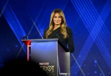 Unworthy Award? Melania Trump’s Patriot Honor Sparks Praise, Pushback, and Punchlines. Melania Trump Accepts Honor at Patriot Awards