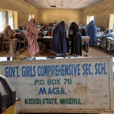 Terrorists Kidnap 25 School Girls From Nigerian School, Kill Vice Principal Maga Girls School Abduction