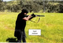 Australia Launches Sweeping Gun Reforms After Bondi Terror Attack A screenshot from a video found on Naveed Akram's phone shows his father conducting firearms training, police allege
