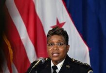 Trump Administration Declares War on D.C. Gun Laws Washington, DC police Chief Pamela Smith at a news conference earlier this year.