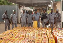 Nigeria Customs Seize N82 Million in Smuggled Goods in Bauchi Zone Operatives of the Nigerian Customs with the seized goods