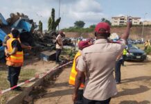 Grief on the Highway: Fatal Kogi Crash Leaves Families Devastated Scene of the crash