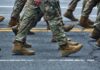 Obey, Retire, or Resist? Joint Chiefs Lawyer’s Advice Sparks Debate Soldiers march during the Army's 250th anniversary with a parade on the National Mall in Washington DC