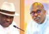 Rivers State Lawmakers Reject Governor Fubara’s N100,000 Christmas Bonus as Suspension and Impeachment Threaten A merged picture of Fubara and Wike
