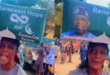 “Woe to Those Who Oppose Him”: Woman Defends Tinubu After Receiving Ramadan Package
